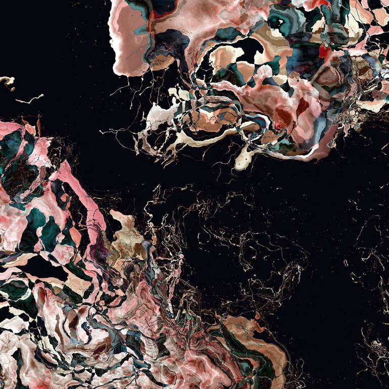Original Abstract Expressionism Abstract Digital by Milan Terzic