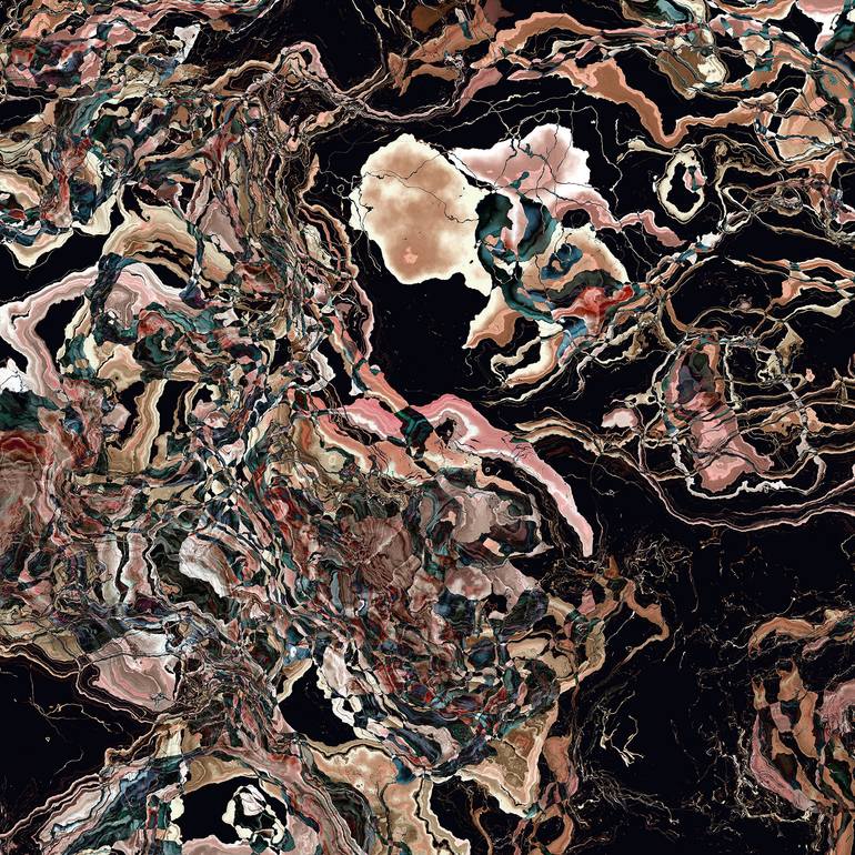 Original Abstract Expressionism Abstract Digital by Milan Terzic