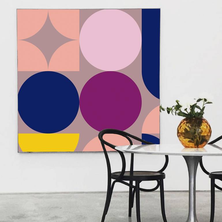 Original Abstract Geometric Digital by Milan Terzic