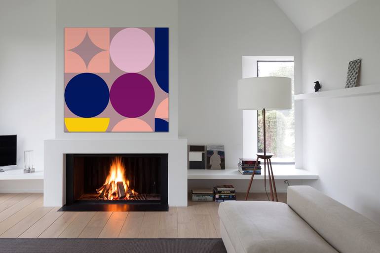 Original Abstract Geometric Digital by Milan Terzic