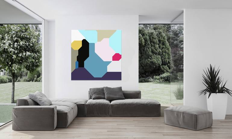 Original Abstract Geometric Digital by Milan Terzic