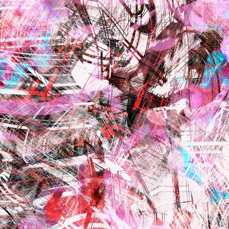 Original Expressionism Abstract Digital by Milan Terzic