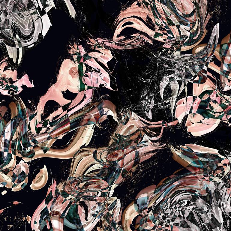 Original Expressionism Abstract Digital by Milan Terzic