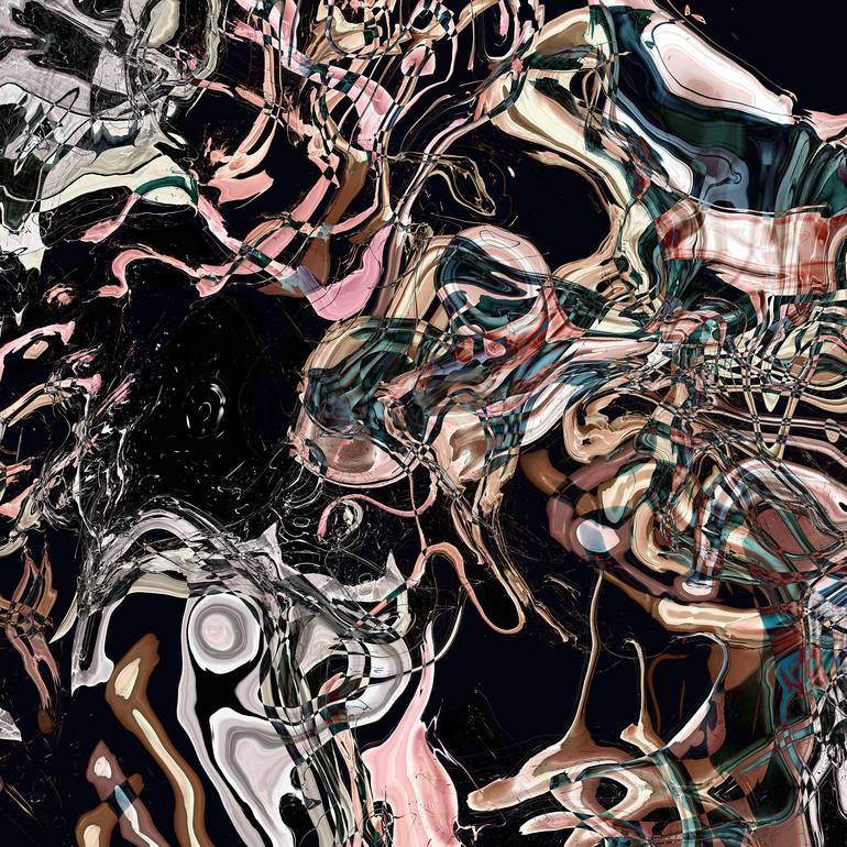 Original Expressionism Abstract Digital by Milan Terzic