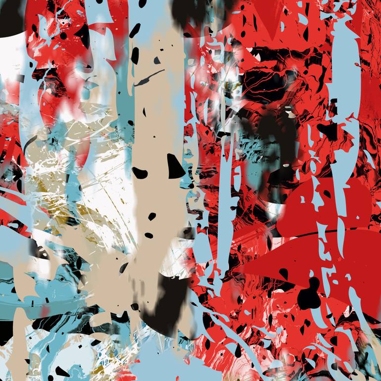 Original Expressionism Abstract Digital by Milan Terzic