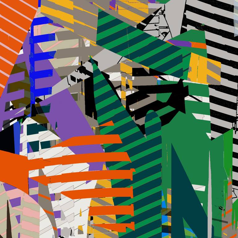 Original Abstract Expressionism Abstract Digital by Milan Terzic