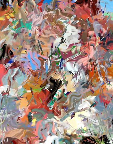 Original Abstract Expressionism Abstract Digital by Milan Terzic