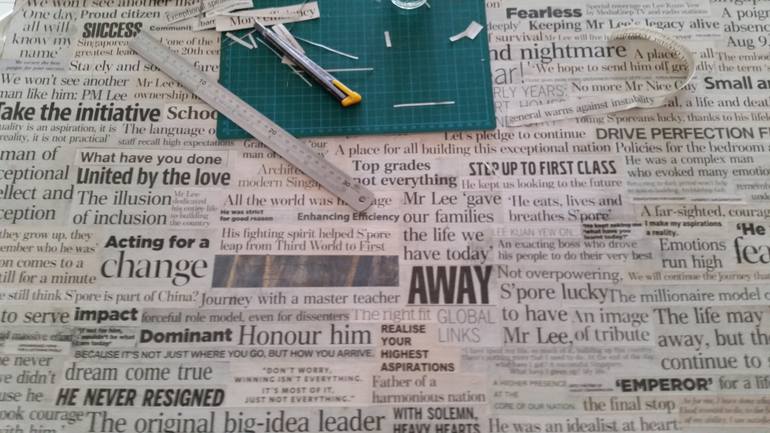 Original Other Politics Collage by Gabriel Dfq