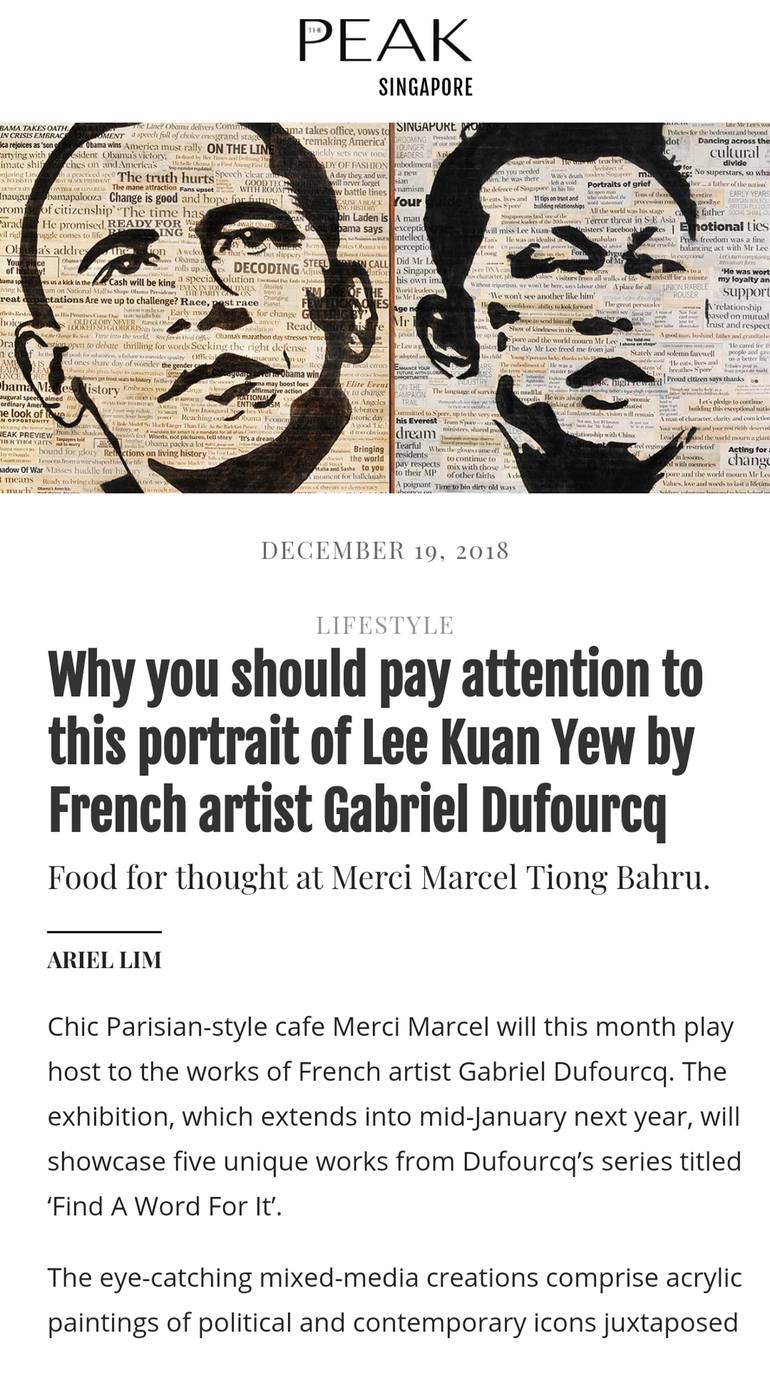 Original Art Deco Pop Culture/Celebrity Collage by Gabriel Dfq