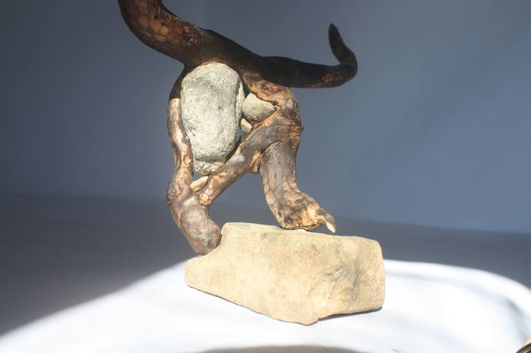 Original Abstract Animal Sculpture by Vladimir Stefanov