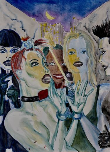 Print of Figurative Women Paintings by Marco Di Francisca