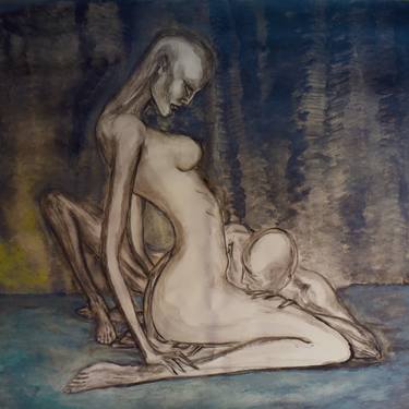 Print of Figurative Nude Paintings by Marco Di Francisca