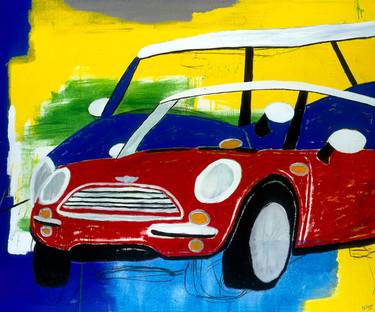 Original Abstract Expressionism Car Paintings by KD Tobin