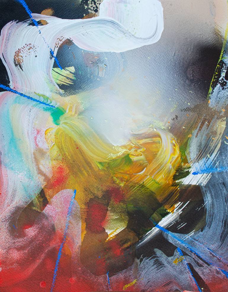 Original Documentary Abstract Painting by Jessica Matier