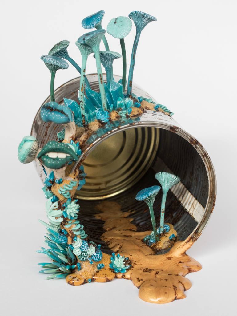 Original Surrealism Nature Sculpture by Stephanie Kilgast