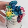 Bright Growth, Sculpture on Tin Can, Stephanie Kilgast