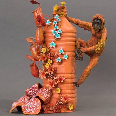 Saatchi Art Artist Stephanie Kilgast; Sculpture, “Orangutan” #art