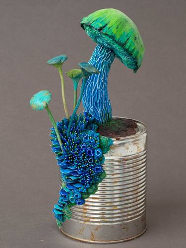 Original Figurative Botanic Sculpture by Stephanie Kilgast