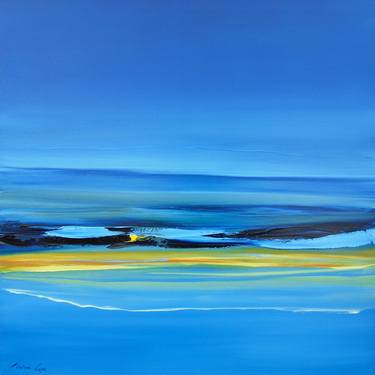 Original Abstract Seascape Paintings by Viviane Guy