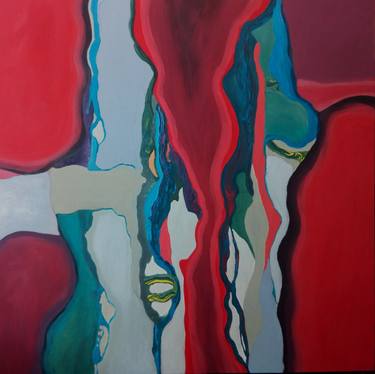 Original Abstract Painting by Jenny Wang Catton