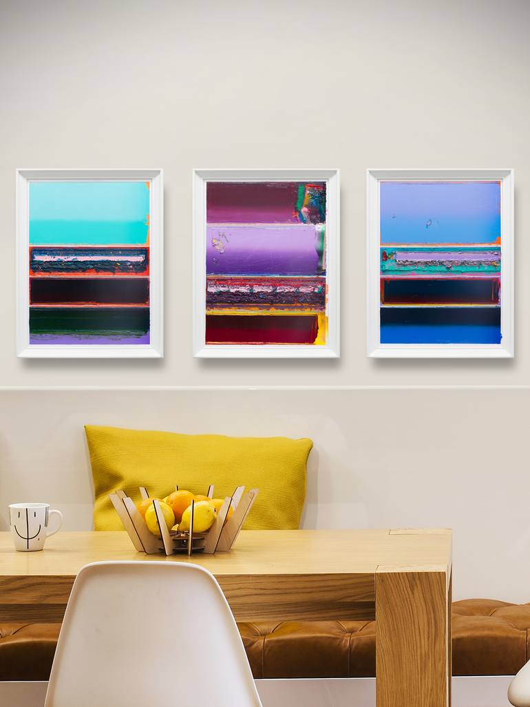 Original Conceptual Abstract Painting by Georgi Venelinov