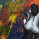 Surrounded by color Drawing by Lisa Gruener | Saatchi Art