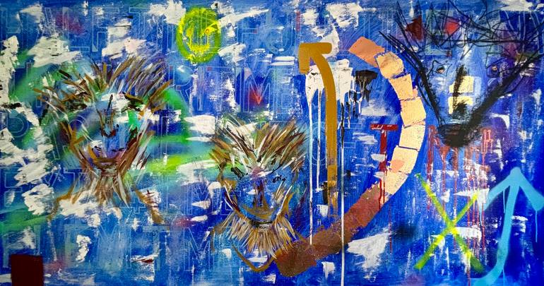 Original Abstract Painting by Paul Ferguson  Abstract Art on Canvas  Time