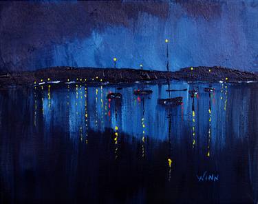 Print of Impressionism Sailboat Paintings by Brett Winn