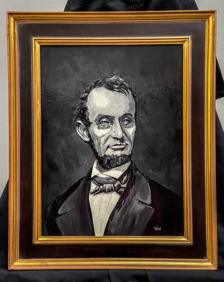 Original Documentary People Painting by Brett Winn