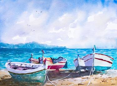 Original Boat Paintings by Brett Winn