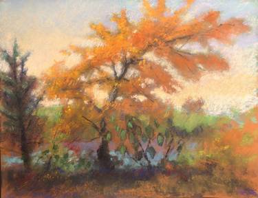 Original Impressionism Landscape Drawings by Larry DAmico