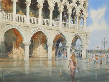 Print of Fine Art Architecture Paintings by Sergiy Lysyy