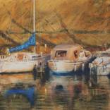 Autumn boats by Sergiy Lysyy