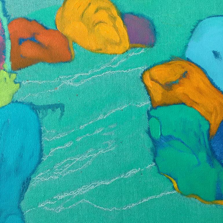 Original Abstract Landscape Painting by Ye Cheng