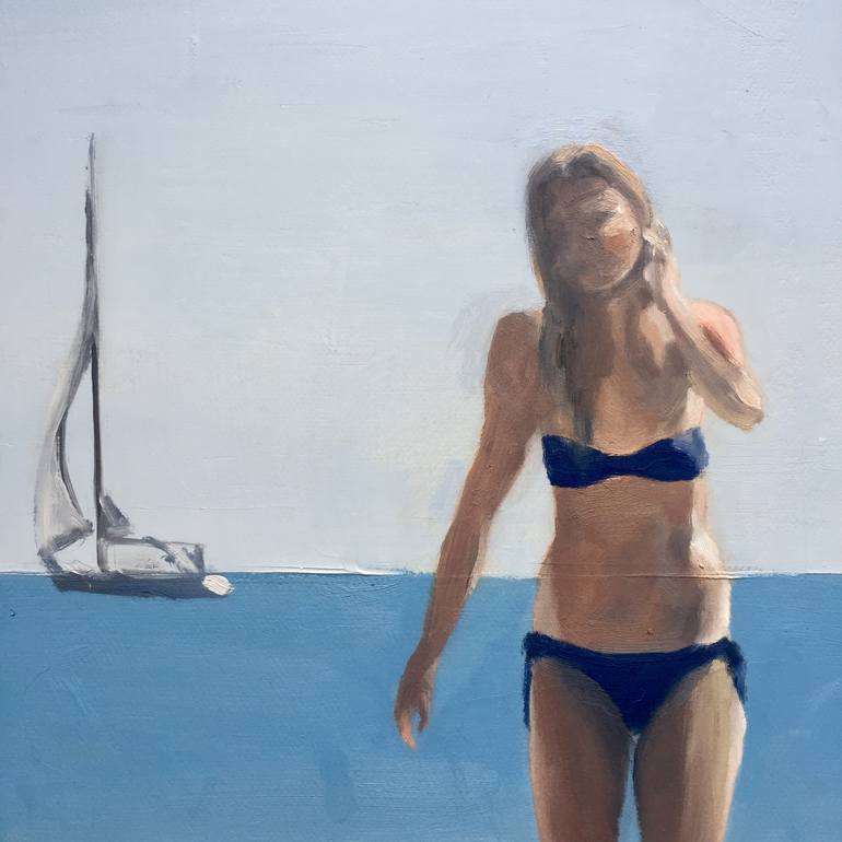 Original Beach Painting by Michele Riche