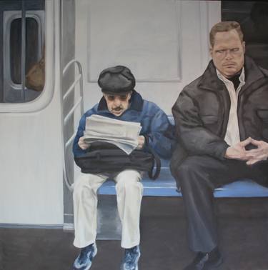 Original Train Paintings by Michele Riche