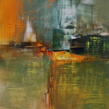 Original Impressionism Abstract Paintings by Ulla Maria Johanson