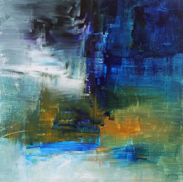 Original Modern Abstract Paintings by Ulla Maria Johanson