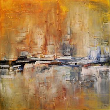 Original Impressionism Abstract Paintings by Ulla Maria Johanson