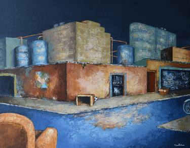 Print of Figurative Cities Paintings by Michele GUILLOTEAU