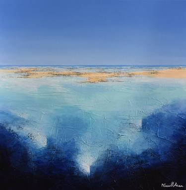 Print of Abstract Seascape Paintings by Michele GUILLOTEAU