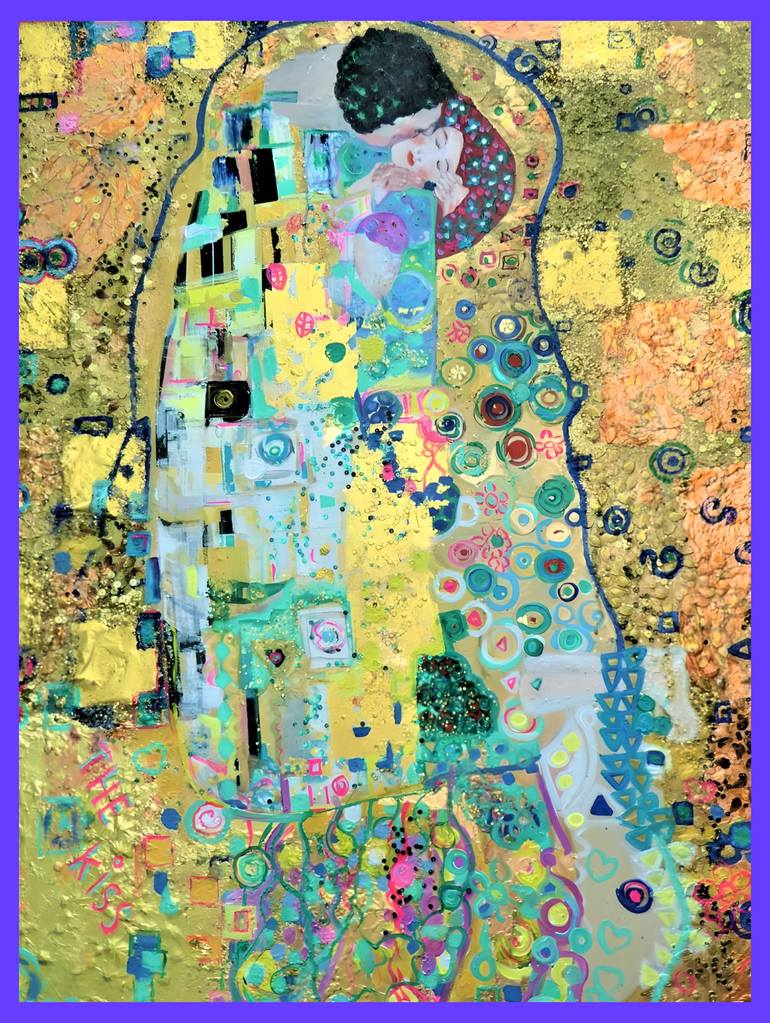 Original Impressionism Love Painting by Lesley Blackburn