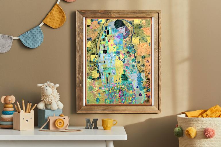 Original Impressionism Love Painting by Lesley Blackburn