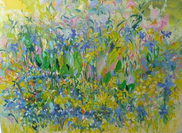 Original Abstract Expressionism Floral Paintings by Lesley Blackburn