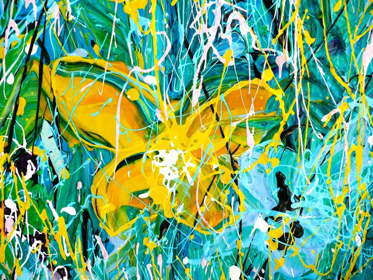Original Other Floral Painting by Lesley Blackburn