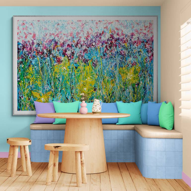Original Other Floral Painting by Lesley Blackburn