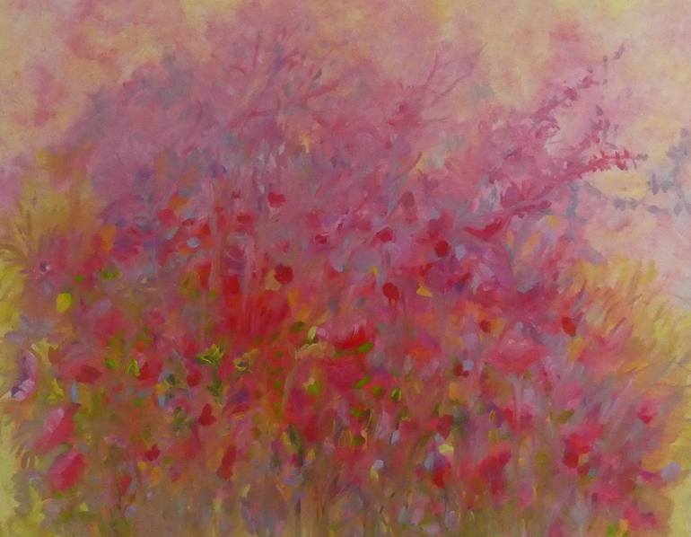 Original Impressionism Floral Painting by Lesley Blackburn