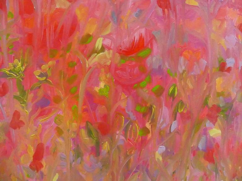 Original Impressionism Floral Painting by Lesley Blackburn