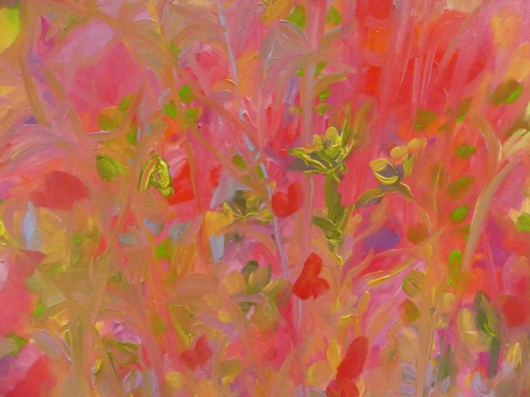 Original Impressionism Floral Painting by Lesley Blackburn