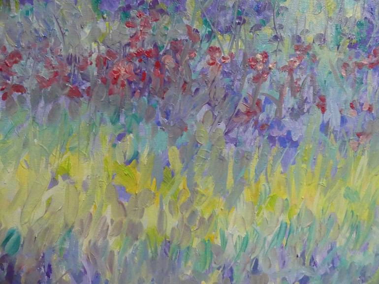 Original Impressionism Seasons Painting by Lesley Blackburn